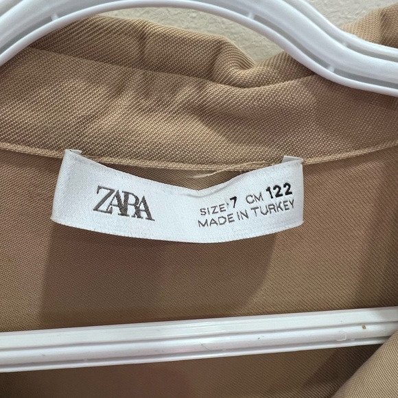 Zara Kids Khaki Shirtdress - Picture 6 of 9